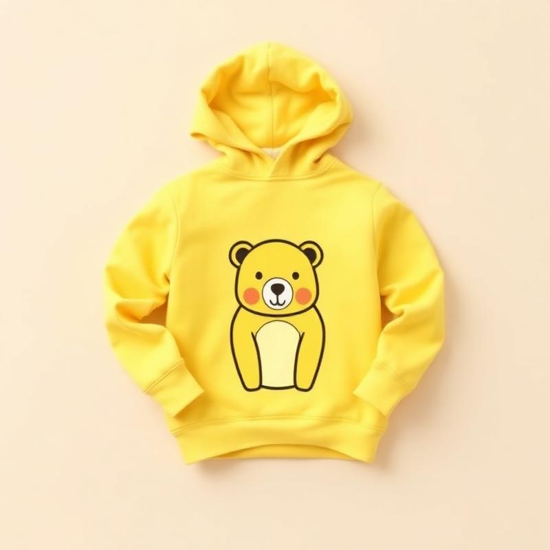 Happy Bear Yellow Hoodie